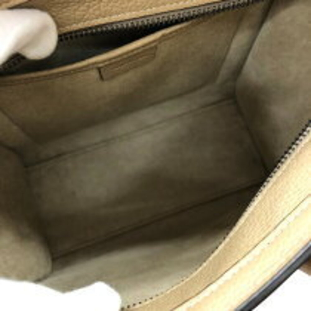 Celine Luggage Shopper sand drummed calfskin leather - Picture 6 of 11